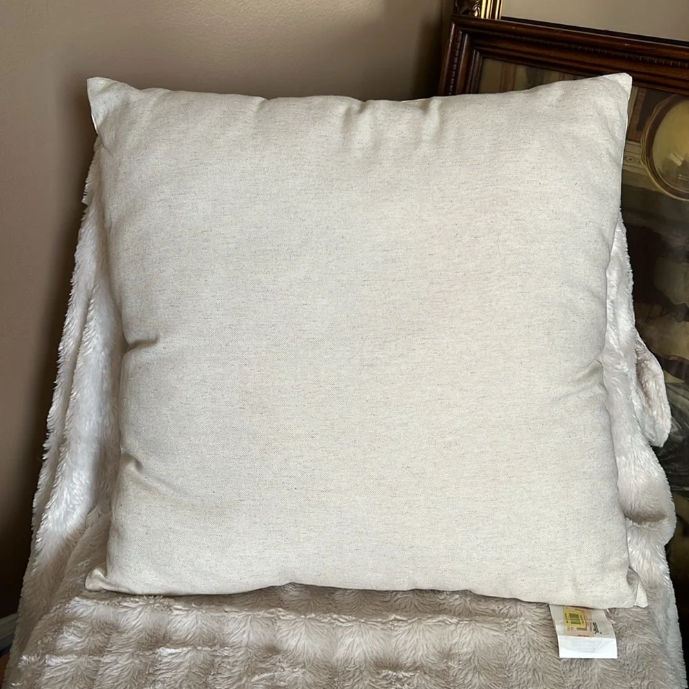 Loom and Mill Cat with Glasses Accent Pillow